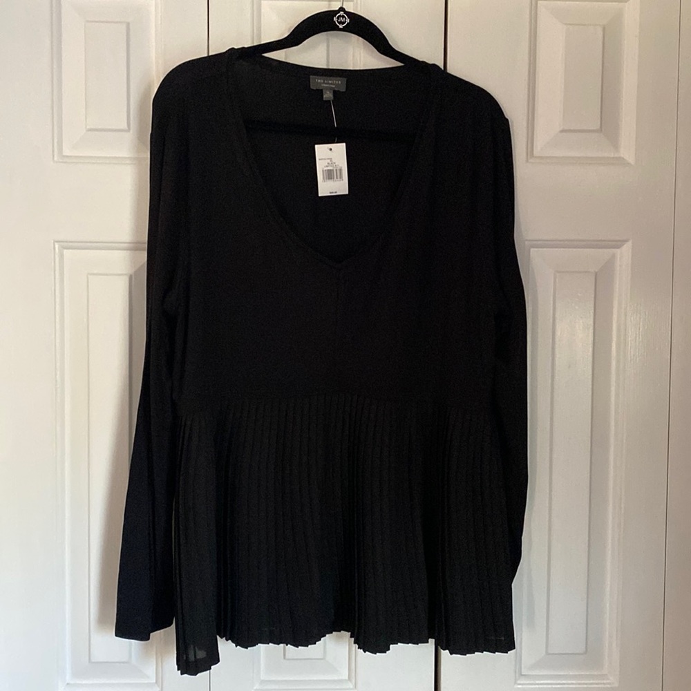 The Limited Pleated Top
